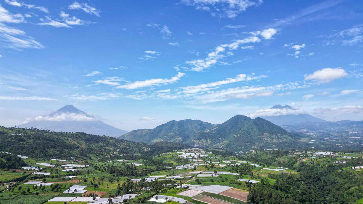 Aerial view connected to Cherry Avenue's Guatemala work